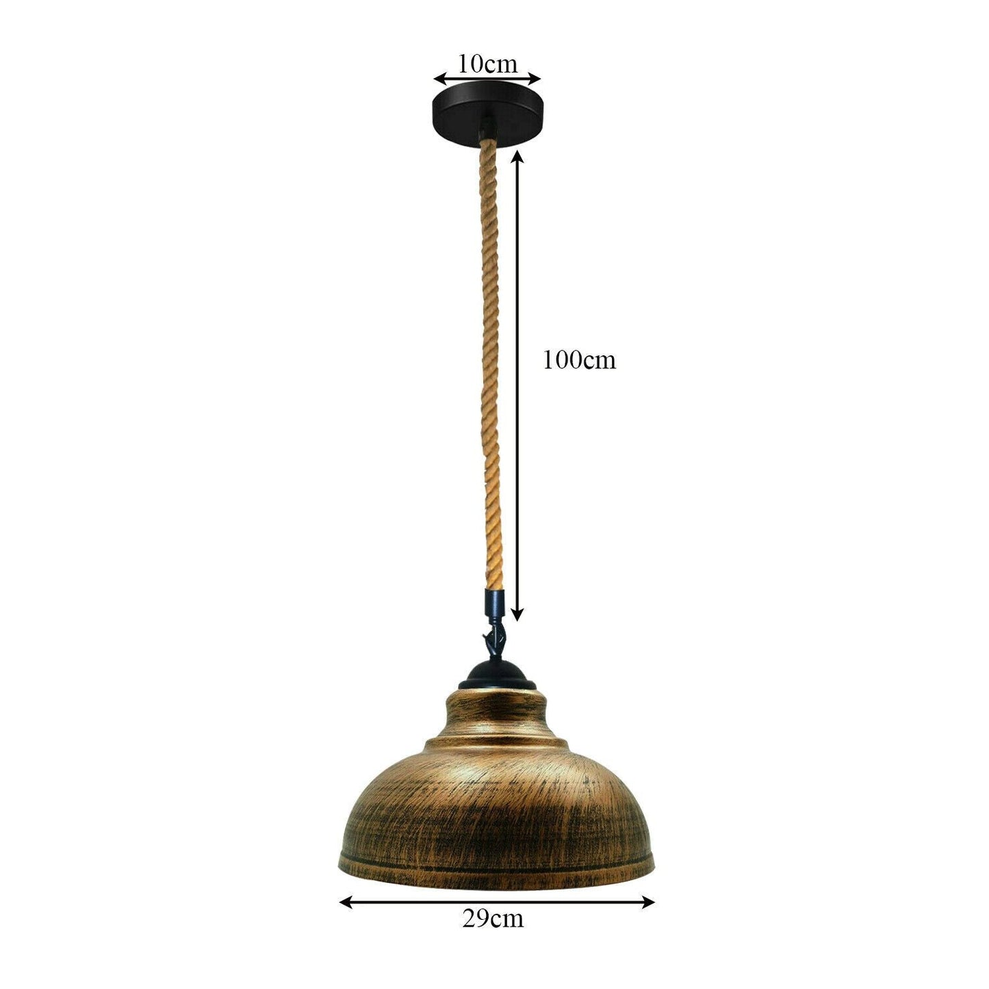 Retro Vintage Style Metal Ceiling Hanging Pendant Light~1168-4