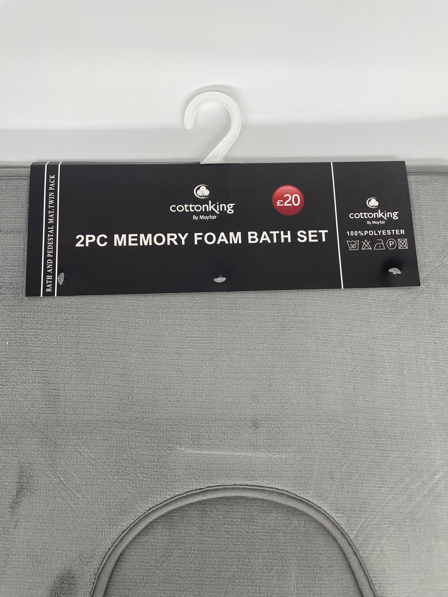 2 Piece Memory Foam Bath Sets