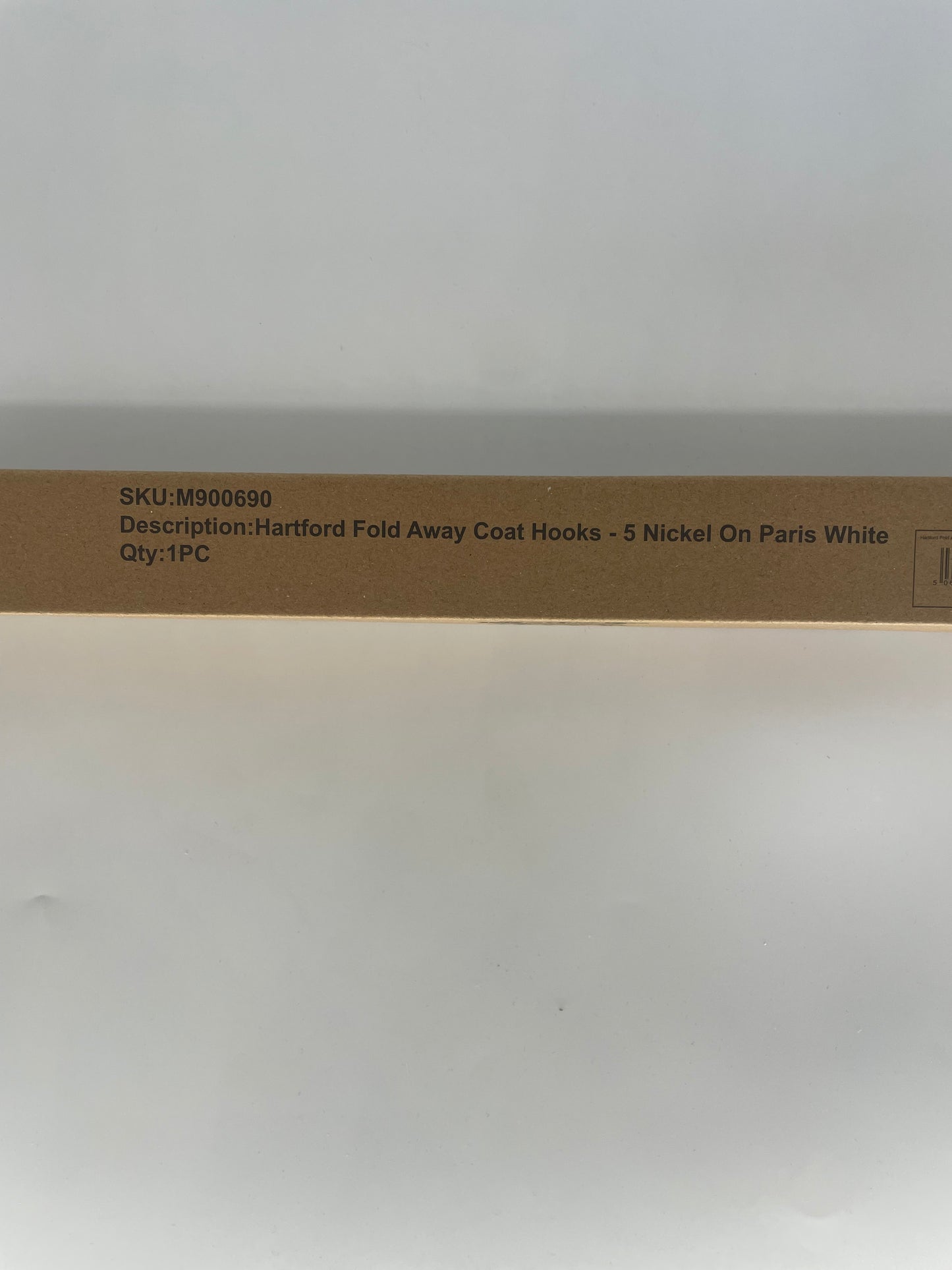 Hartford Foldaway 5-Hook Wall Mounted Coat Rack