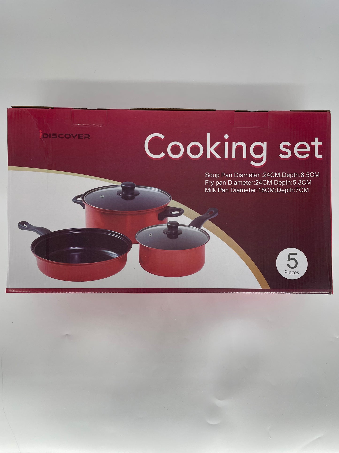 5 Piece Cooking Set (Red)