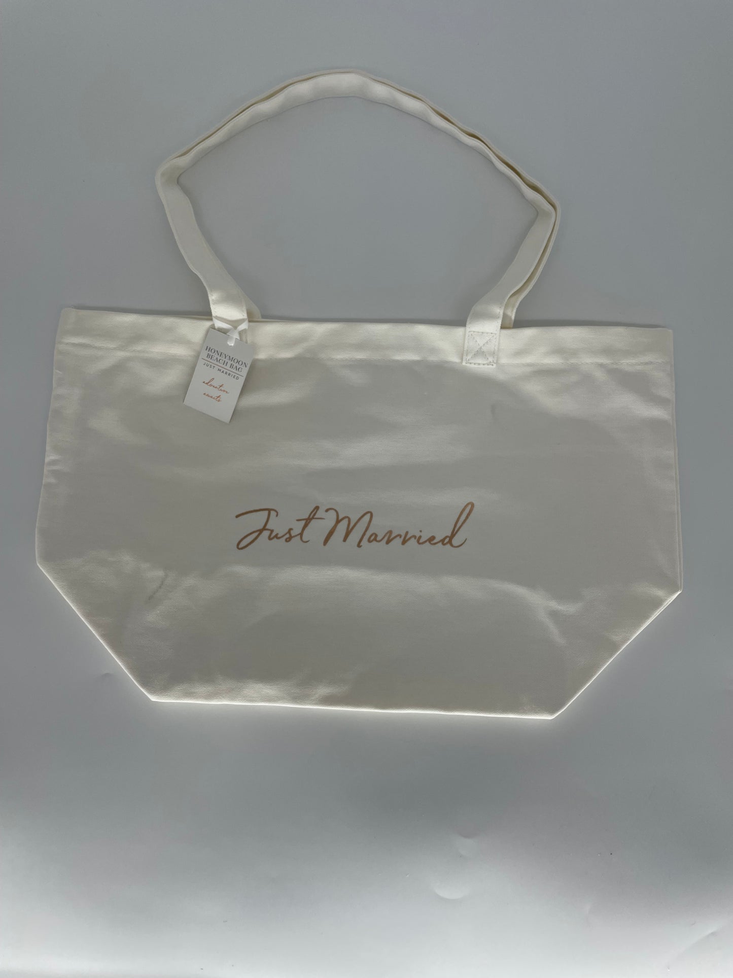 Just Married Tote Bag