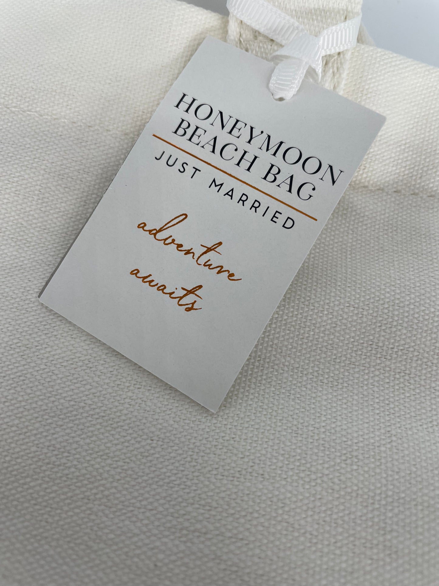 Just Married Tote Bag