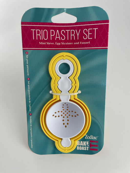 Trio pastry set